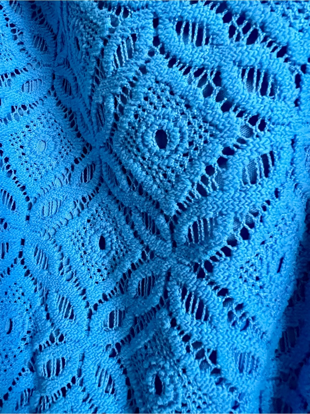 Lilly Pulitzer Lana Thistle Trellis Lace Off Shoulder Skort Romper Blue Size XS - Picture 11 of 15
